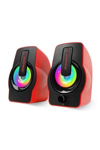 Rms-g7 Falsetto 2.0 6 Watt 50hz-20khz Kırmızı Multimedia 5v Usb Speaker ürün fotoğrafı