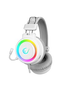 Sn-r10 Alquıst Beyaz Rgb 3,5mm Mikrofonlu Oyuncu Kulaklık ürün fotoğrafı