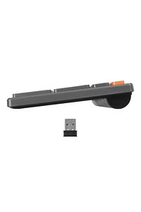 Kb-2610 Siyah-gri 2.4g Bt1 Bt2 Üçü Bir Arada 3 In 1 Q Kablosuz Klavye ürün fotoğrafı