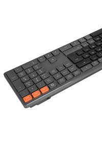Kb-2610 Siyah-gri 2.4g Bt1 Bt2 Üçü Bir Arada 3 In 1 Q Kablosuz Klavye ürün fotoğrafı