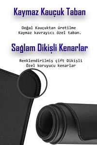 Mouse Pad Büyük Boy Gaming Oyuncu  uyumlu XXl 90x40 Cm Eborsisk ürün fotoğrafı