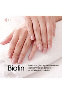 Biotin (ÇİNKO ÇÖREKOTU CİVAN PERÇEMİ AT KUYRUĞU ISIRGAN EKSTRESİ) 60 Kapsül ürün fotoğrafı