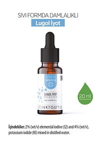 Lugol Iyot %2 20 ml ürün fotoğrafı