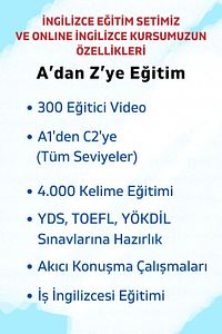 Komple Ingilizce Eğitim Seti, Ingilizce Kitap, Gramer 4000 Kelime 300 Video, Yds, Yökdil, Toefl, Lgs ürün fotoğrafı