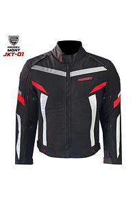 JKT-01 4 Mevsim Motorsiklet Montu ( ProSev JKT-01 Black-Red Motosiklet Mont ) ürün fotoğrafı