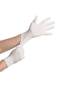 Lateks Tek Kullanımlık Pudralı Muayene Eldiven S - Beyaz Mdr Latex ürün fotoğrafı