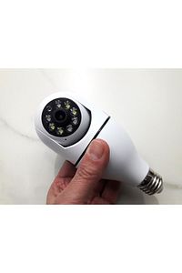 Hd duya takılan pratik 32gb Kart hediyeli 360° Harekeli mobese kamera ampül kamera ürün fotoğrafı