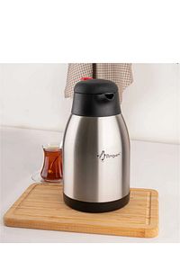 2 Litre Paslanmaz Çelik Çay Termosu Çift Kat Sus304 Çelik - 1200p ürün fotoğrafı