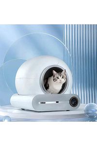 Smart Cat Cleaner 65l Hacim 9l Kapasiteli Ve Wifi Uygulama Bağlantılı Kedi Tuvaleti ürün fotoğrafı