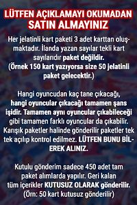 Süper Final Mekanik Adamlar En Son Sezon Futbolcu Kartları 150 Paket 3lü (450 Kart) ürün fotoğrafı