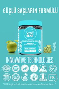 Çiğnenebilir Saç Vitamini Strong Hair 60 Gummy ürün fotoğrafı