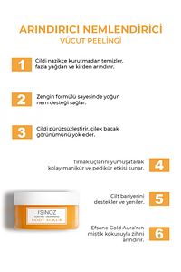 Body Scrub Besleyici Arındırıcı Nemlendirici Vücut Peelingi 300 gr ürün fotoğrafı