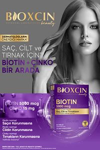 Biotin 5.000 Mcg 30 Tablet - Biotin Çinko 15 Mg Saç Ve Tırnak Vitamini ürün fotoğrafı