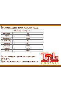 Organik Ham Kakao Tozu Glütensiz - Vegan 1 Kg ürün fotoğrafı