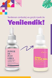POWER DE-PUFF GIRLS - Göz Altı Torbalanma, Morluk ve Koyu Halka Karşıtı Kafein 5% Göz Çevresi Serumu ürün fotoğrafı