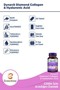 Collagen & Hyaluronic Acid 30 Tablet - Tip 1 Balık Kolajeni ürün fotoğrafı
