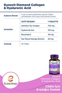 Collagen & Hyaluronic Acid 30 Tablet - Tip 1 Balık Kolajeni ürün fotoğrafı
