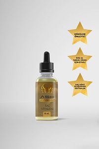 Saç Dökülmeleri,saç Kıran, Alopesi Ve Hızlı Uzaması Için Bitkisel Vitamin Serum 35 ml ürün fotoğrafı