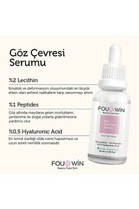 Göz Çevresi Aydınlatıcı & Kırışık Karşıtı ( %1 Peptides , %2 Lecithin %0.5 Hyaluronic Acid) 30 ml ürün fotoğrafı