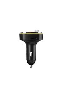 Sl-bt306 Çift Usb 5v 3.1a Rainbow Işıklı Led Ekran Tf Kartlı V5.0 Bluetooth Fm Transmitter ürün fotoğrafı