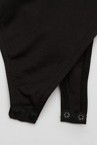 Askılı Bodysuit Siyah ürün fotoğrafı