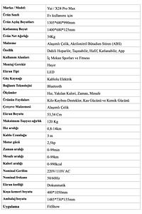 X24 Pro Max 14 Km Hız-120 Kg Taşıma-katlanabilir Akıllı Yürüyüş Ve Koşu Bandı -2.5 Hp ürün fotoğrafı