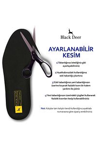 X15 Yumuşak Ortopedik Tabanlık,rahat Tabanlık,konfor Tabanı,spor Tabanlık,iç Taban,kadın,erkek,siyah ürün fotoğrafı