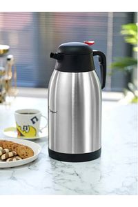 2 Litre Paslanmaz Çelik Çay Termosu Çift Kat Sus304 Çelik - 1200p ürün fotoğrafı