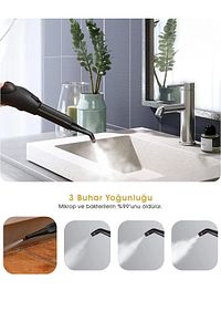 CB-107C Çok Fonksiyonlu Buharlı Temizlik Makinası - Buharlı Temizleyici PİRANTECH ürün fotoğrafı