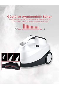 CB-107C Çok Fonksiyonlu Buharlı Temizlik Makinası - Buharlı Temizleyici PİRANTECH ürün fotoğrafı