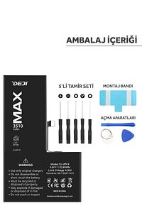Iphone X Batarya 3510 Mah Mucize Batarya ürün fotoğrafı