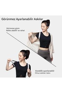 Sensörlü Dik Duruş Korsesi Şarjlı Titreşimli ürün fotoğrafı