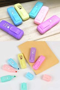 Mini Fosforlu Kalem 6'lı Öğrenci Işaretleme Kalemi - Pastel Renkler ürün fotoğrafı