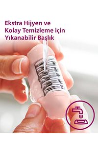 BRE255/05 Kablolu Epilatör,Bacak İçin Kullanım,Işık Özellikli,3 Ek Parçalı,2 Hız Ayarı ürün fotoğrafı