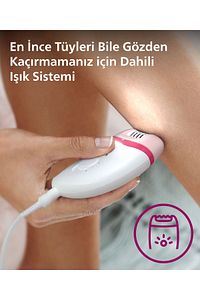 BRE255/05 Kablolu Epilatör,Bacak İçin Kullanım,Işık Özellikli,3 Ek Parçalı,2 Hız Ayarı ürün fotoğrafı