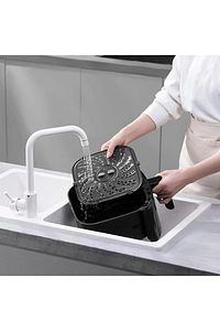 Air Fryer 6 Litre Dokunmatik Ekranlı Yağsız Fritöz Siyah ürün fotoğrafı