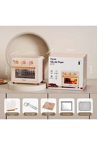 Akıllı Kore Fırını Airfryer Çok Fonksiyonlu Süre Ayarlı 13 Litre Xxxl Sıcak Hava Fritözü Af-01 ürün fotoğrafı