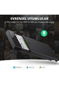 Usb 3.0 Micro-b 2.5 Inch Ssd Hard Disk Kutusu ürün fotoğrafı