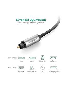 5.1 Dijital Toslink Optik Ses Kablosu 1 Metre ürün fotoğrafı