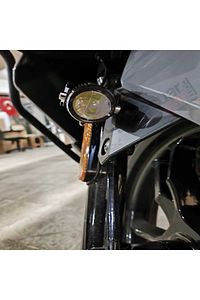 Honda PCX 125 Uyumlu Motosiklet Sis Farı - Mercekli 2 Renkli Beyaz ve Sarı Led Far ürün fotoğrafı