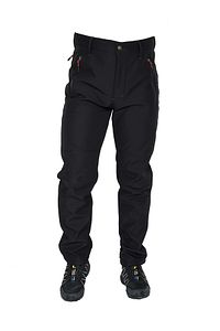 Kışlık Siyah Outdoor Su Rüzgar Geçirmez Trekking Softshell Pantolon ürün fotoğrafı