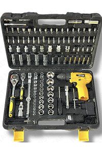 Korumalı Çelik Şanzuman Şarjlı Matkap 108 Pcs Crv Çeliği Profesyonel Parlak Lokma Takımı ürün fotoğrafı
