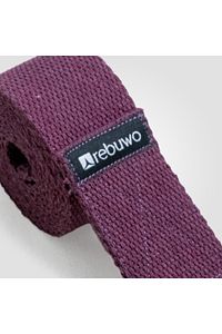 Koyu Mor Yoga Kemeri, Doğal Pamuk 184 Cm,yoga Ve Pilates Için Ideal, Dark Purple Cotton Yoga Strap ürün fotoğrafı