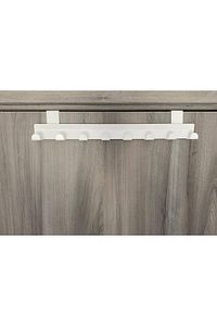 Metal Beyaz Amerikan Kapı Arkası Askılık Organizer Askılık Ve Mutfak Banyo Kapı Arkası Askılık Mt60b ürün fotoğrafı