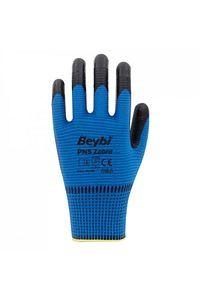 Pn5 Zebra Polyester Örme Nitril Eldiven Mavi - 5 Çift ürün fotoğrafı
