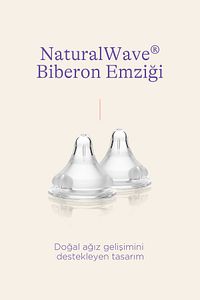 NaturalWave® 2'li Biberon Emziği Hızlı Akışlı (6 Ay+) ürün fotoğrafı