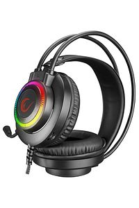 Rm-k27 X-jammer 3.5 Mm 7 Renk Ledli Kulak Üstü Oyuncu Kulaklığı ürün fotoğrafı