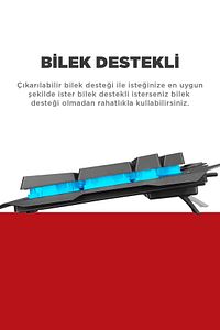 Kb-r57 X-jammer Gökkuşağı Aydınlatmalı Usb Tam Türkçe Gaming Oyuncu Klavyesi ürün fotoğrafı