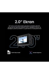Sj4000 Air Wifi 4k Aksiyon Kamerası Gümüş ürün fotoğrafı