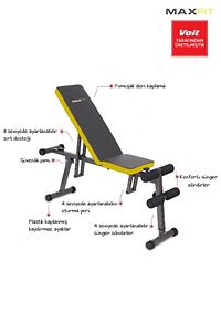 Maxfit X5 Ayarlanabilir Mekik Ve Ağırlık Sehpası ürün fotoğrafı